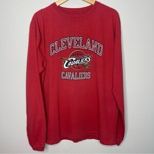 NBA Cleveland Cavaliers Long Sleeve Crew Neck Tee (Large)